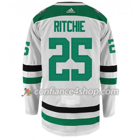 Adidas Maillot de Hockey Dallas Stars BRETT RITCHIE 25 Blanc Authentic - Homme